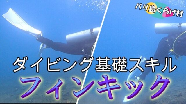 ダイビング基礎スキル“フィンキック”ブログのアイキャッチ画像