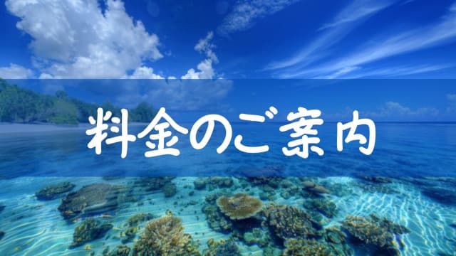 バリ島くらげ村料金のご案内