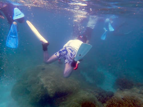 バリ島シュノーケリングを安心して楽しむご家族