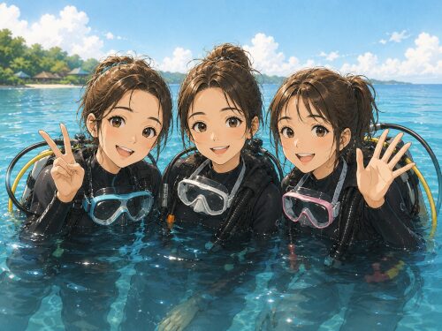 bali-intro-diving-three-female-divers-smile